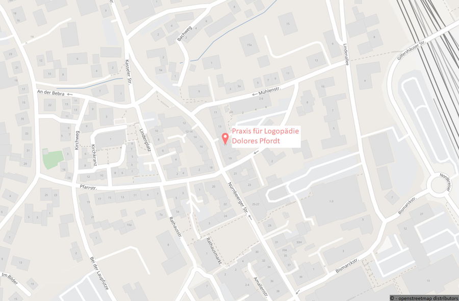 Karte, Logopädie Dolores Pfordt OSM